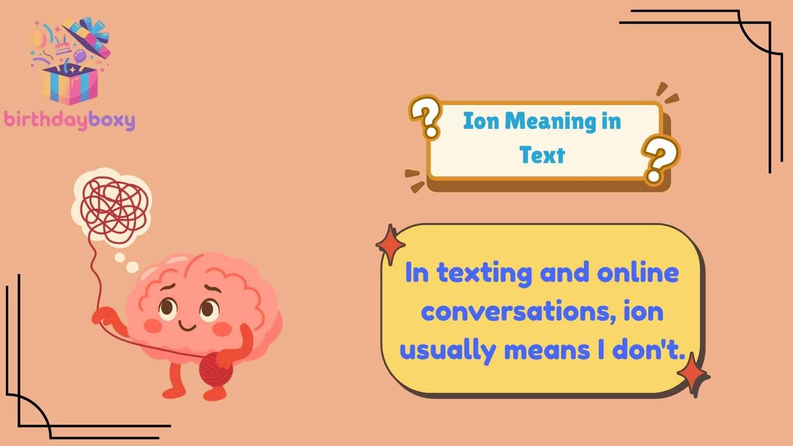 Ion Meaning in Text
