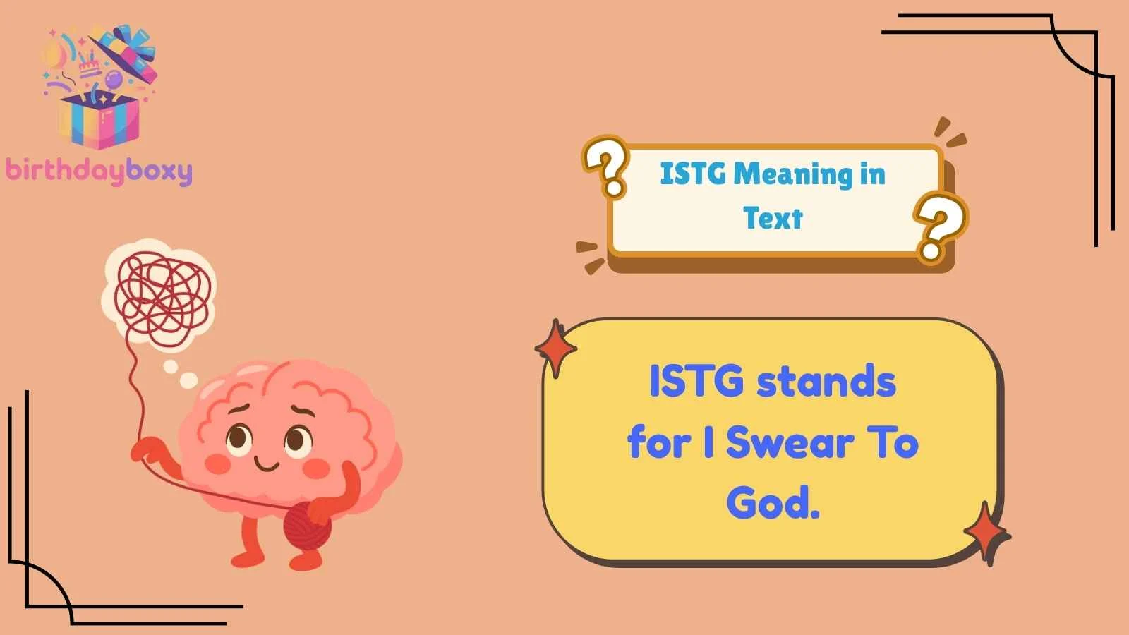 ISTG Meaning in Text