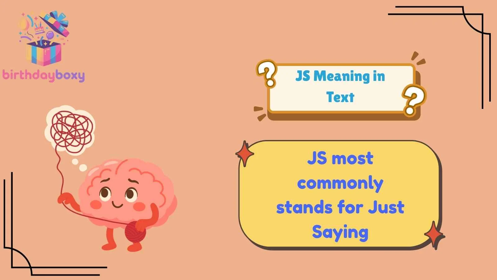JS Meaning in Text