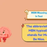 MBN Meaning in Text
