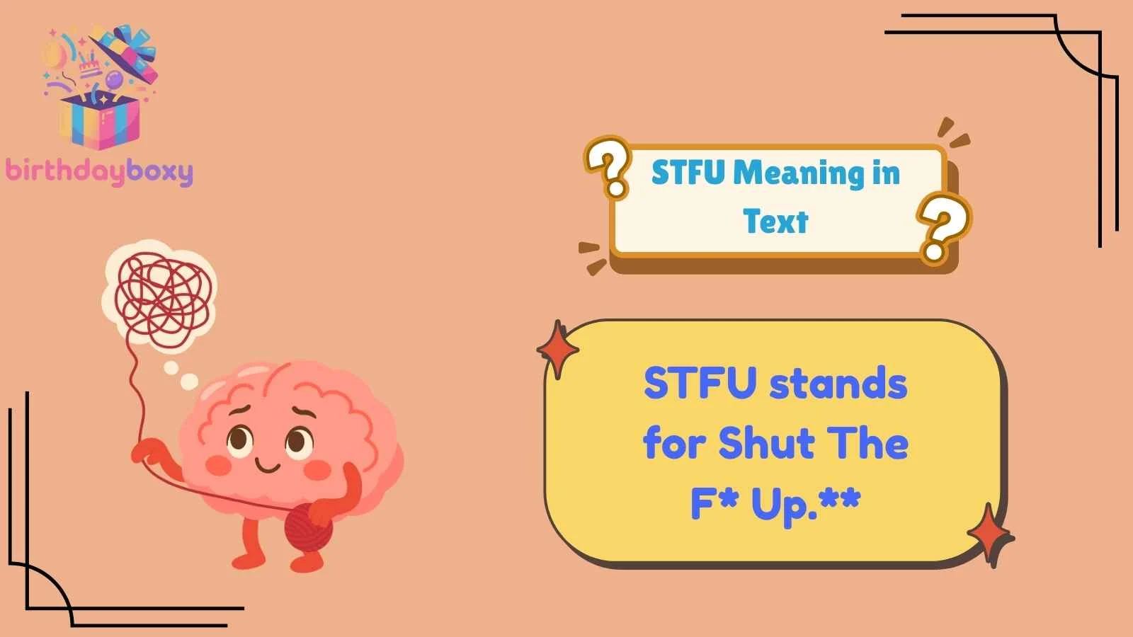 STFU Meaning in Text
