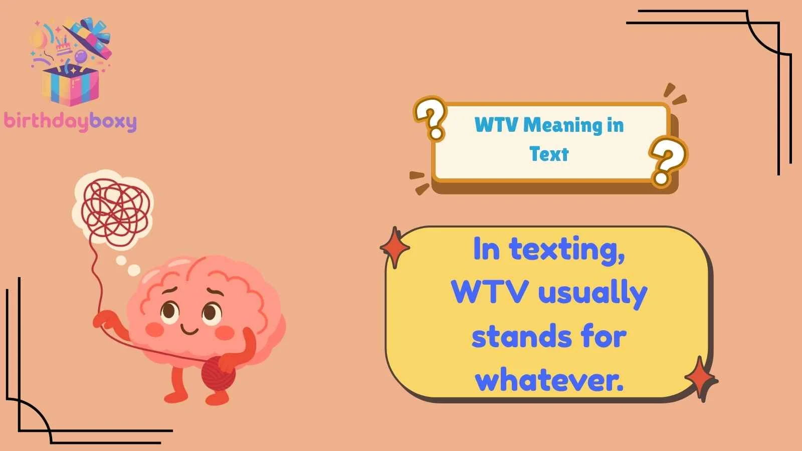 WTV Meaning in Text