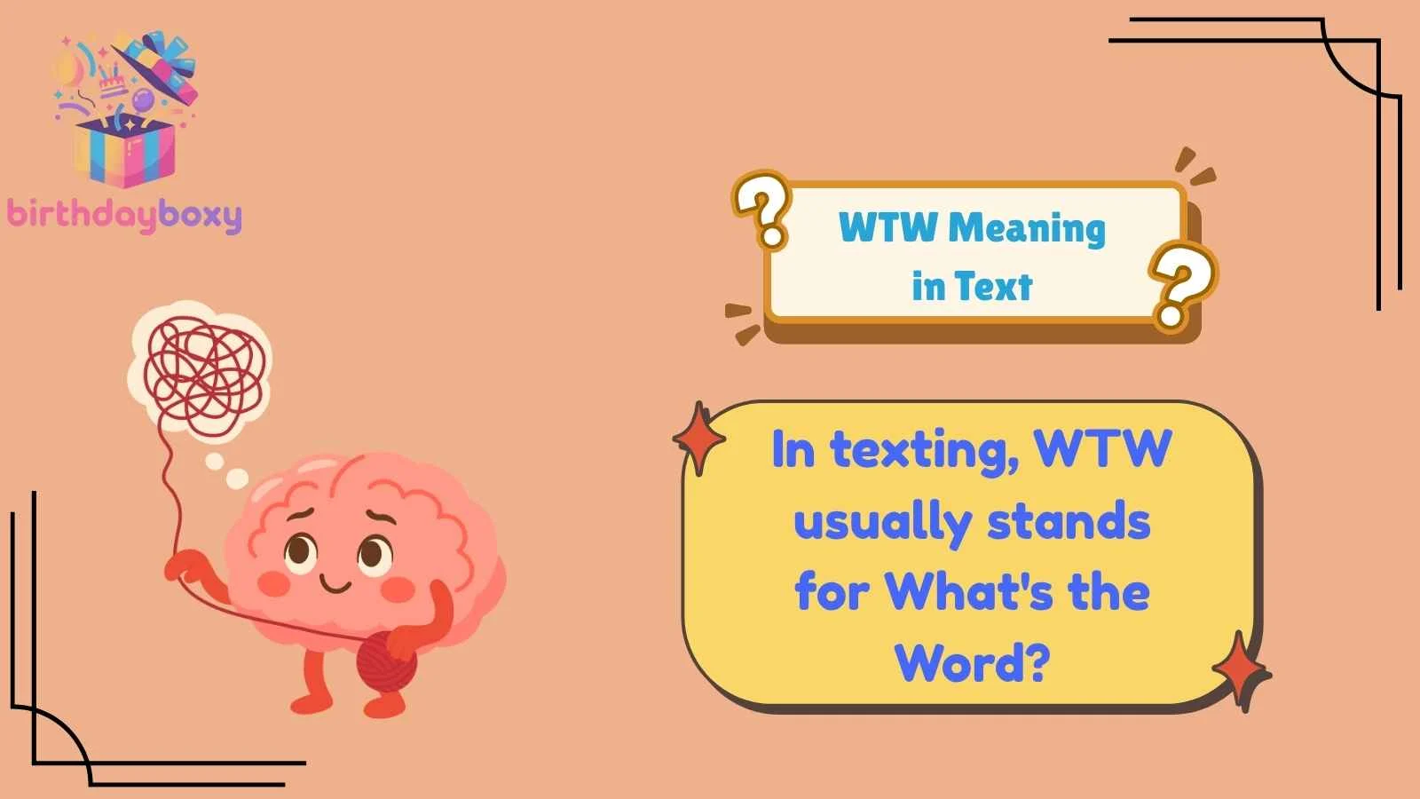 WTW Meaning in Text
