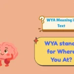 WYA Meaning in Text