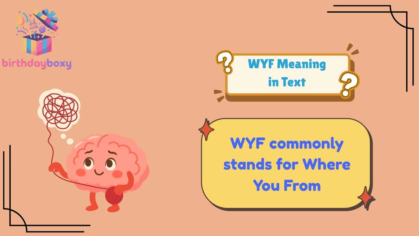 WYF Meaning in Text